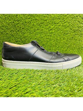 Greats Brooklyn The Royale Mens Size 11 Black Classic Leather Shoes Sneakers
